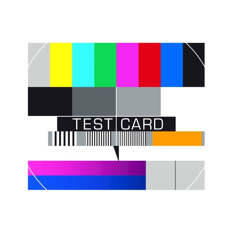 Testbild Fernsehen Bildschirm nostalgisch Display