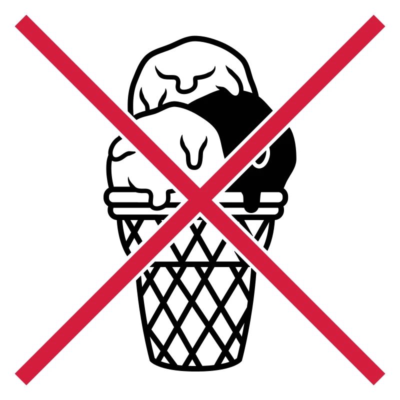 Shield no ice balls waffle
