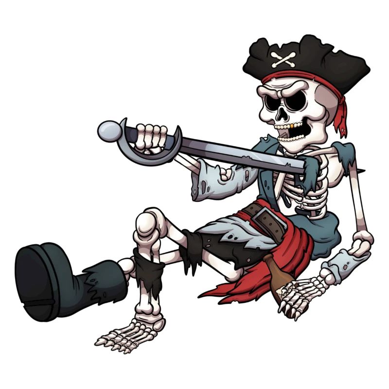 Squelette de pirate