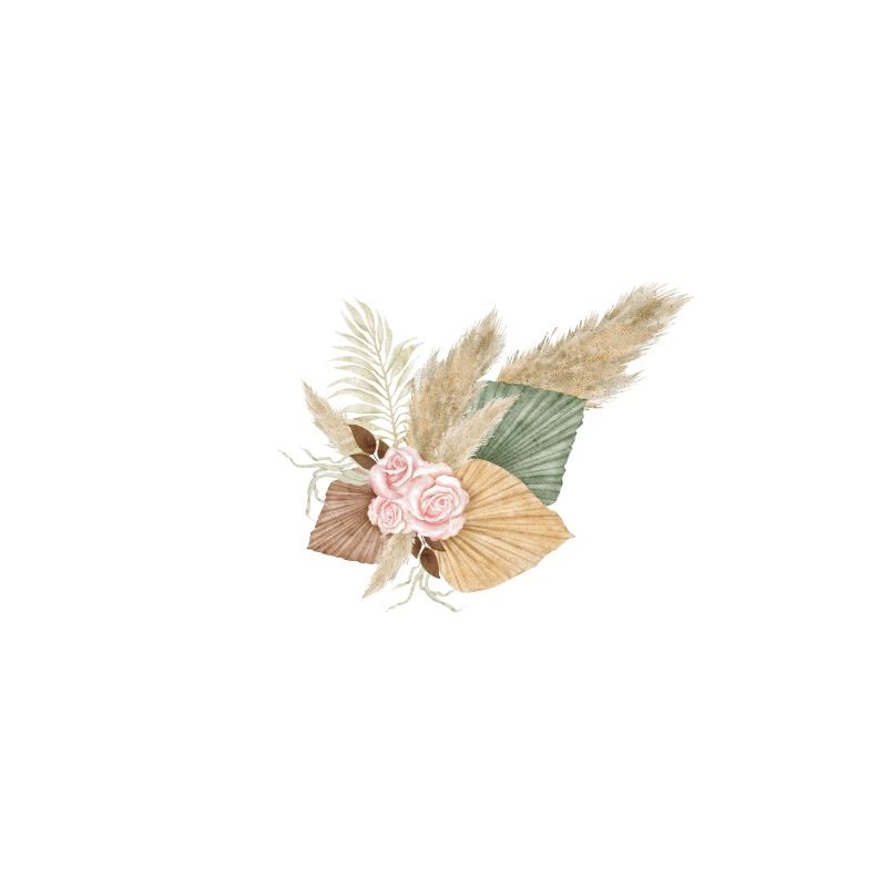 blumiger Buchstabe T