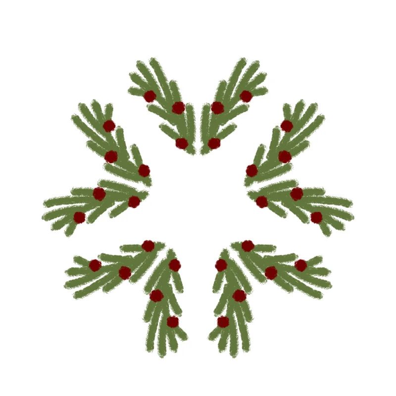 Flocon de Noël moche