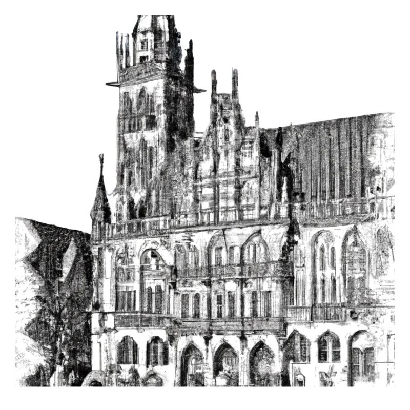 Town Hall Drawing