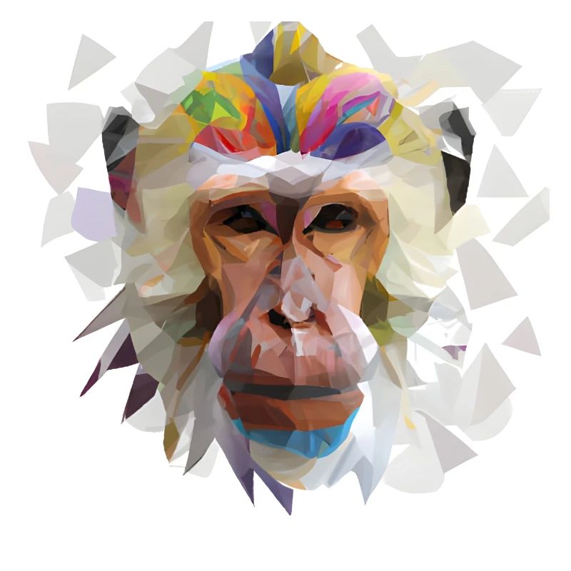 Abstract Pride and Power Monkey
