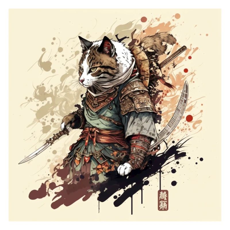 Samurai Cat