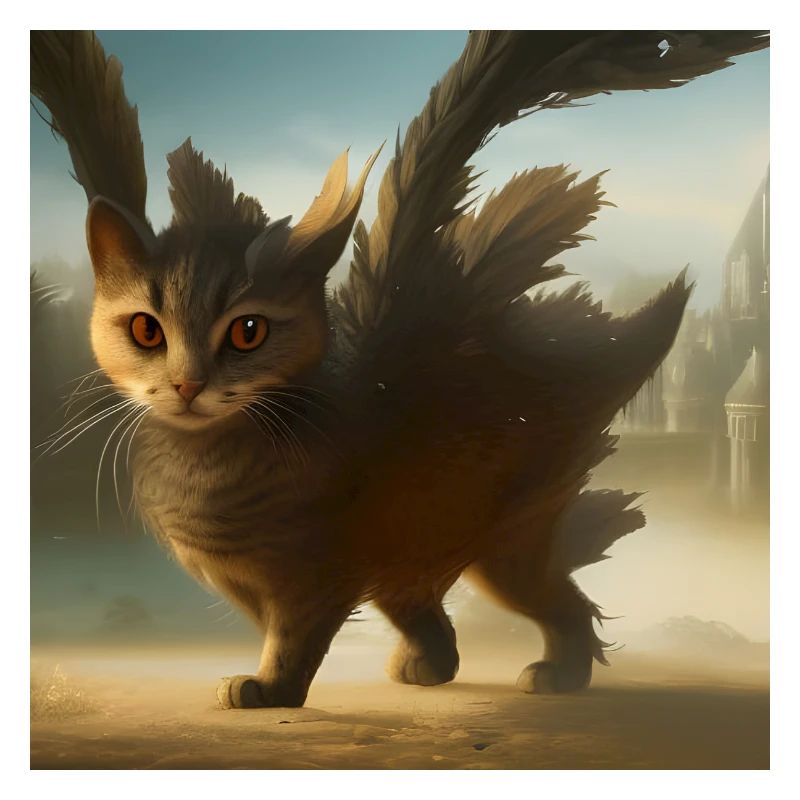Fliegende Katze