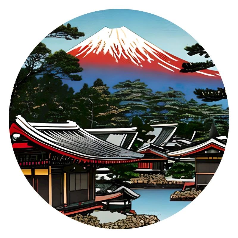 Mount Fuji in Digital Art