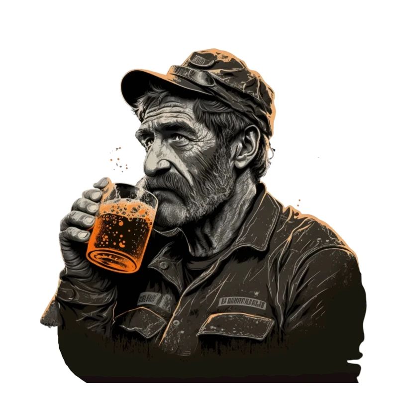 Exploitation minière souterraine Buveurs de bière