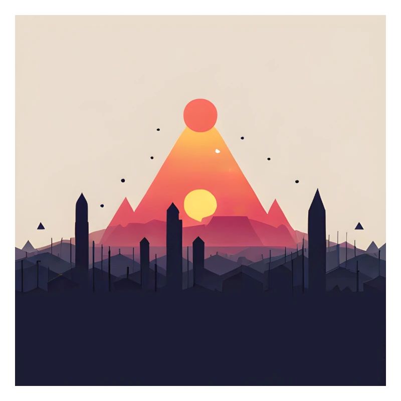 abstract pyramid
