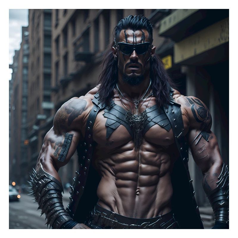 Future Cyberpunkt Warrior