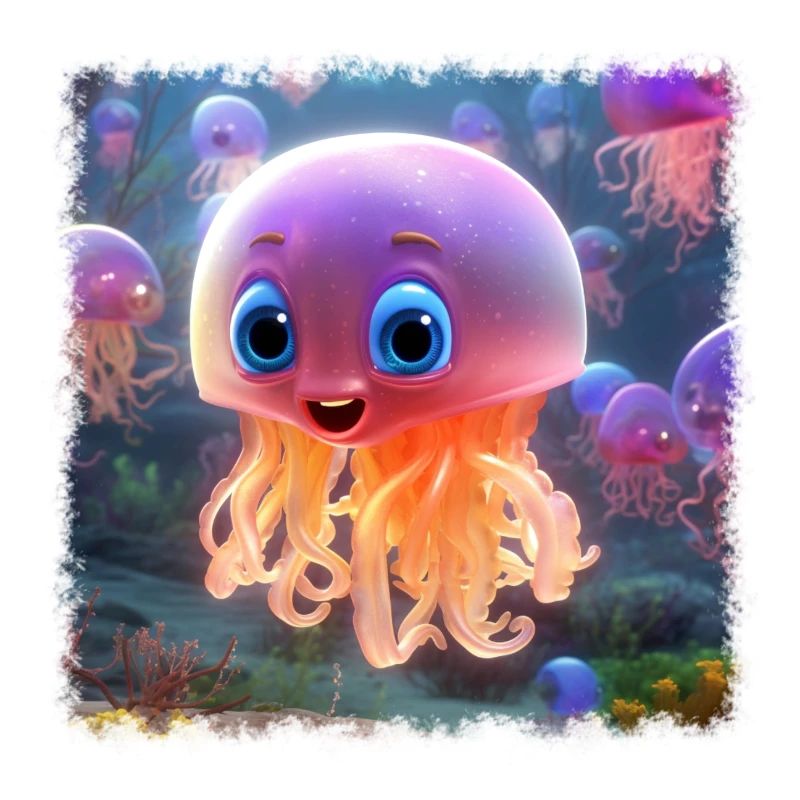 Méduse mignonne