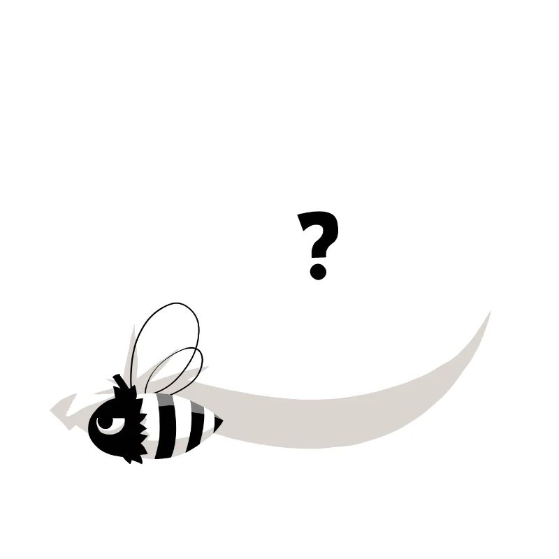 Bee & big mysterious bag