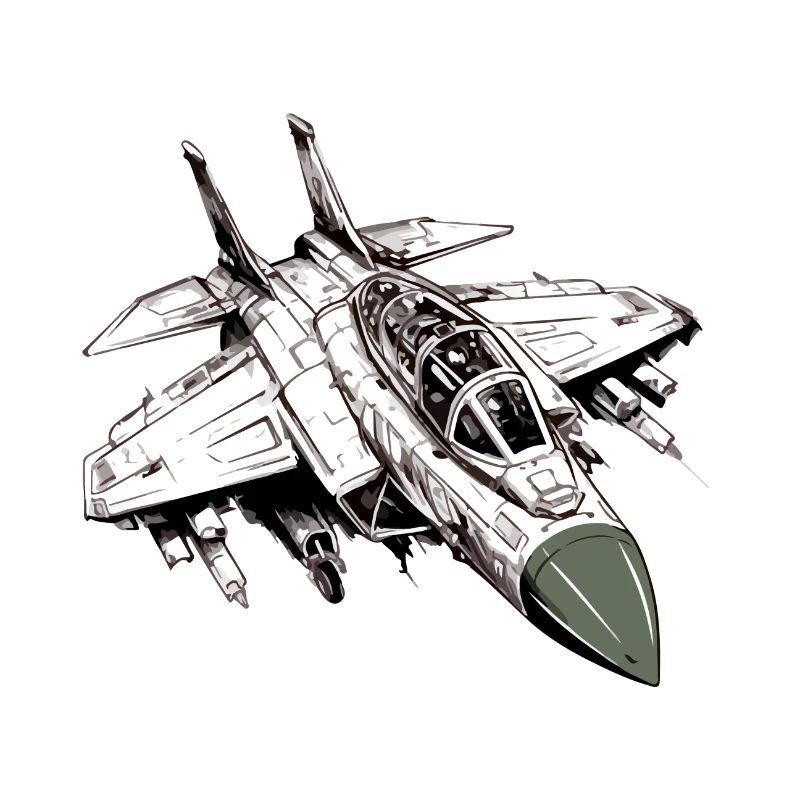 Avion flêche d argent
