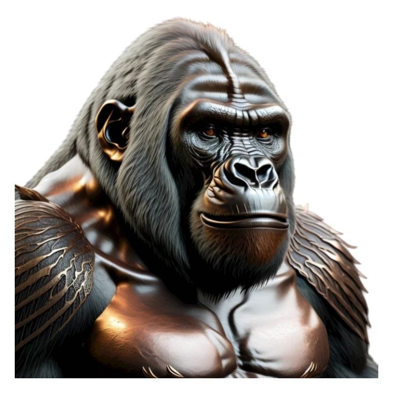 Le gorille de bronze