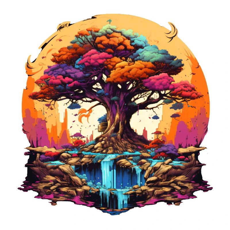 Herbstlicher Lebensbaum