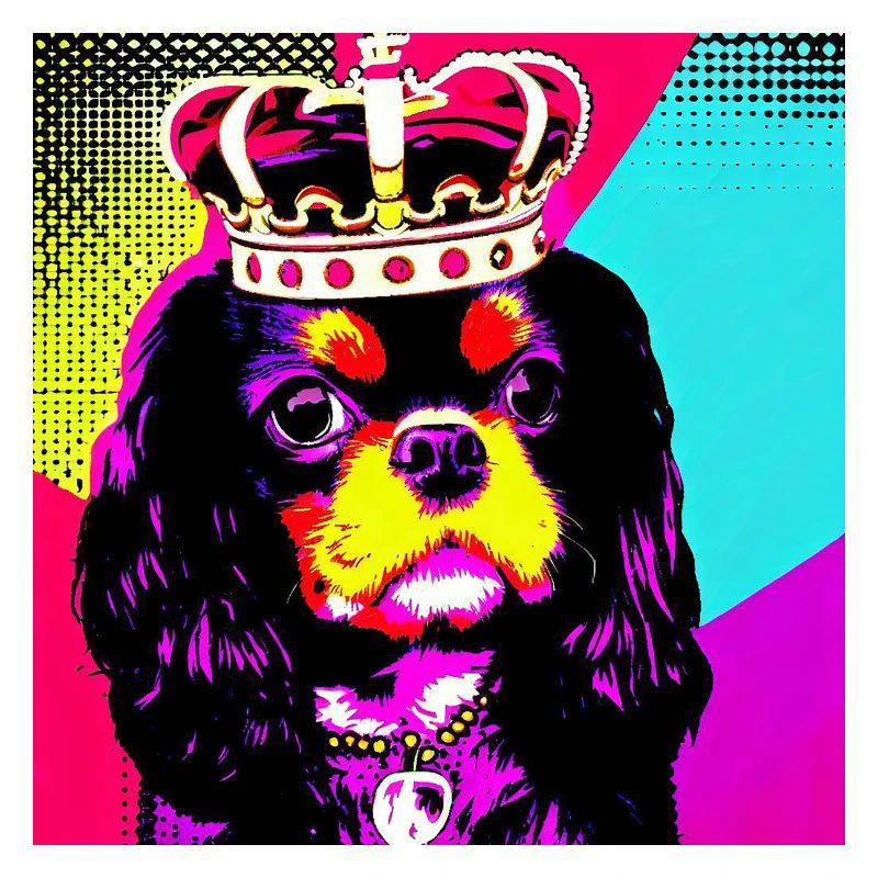 Cavalier King Charles Spaniel Pop Art