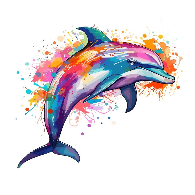 der bunte Delfin