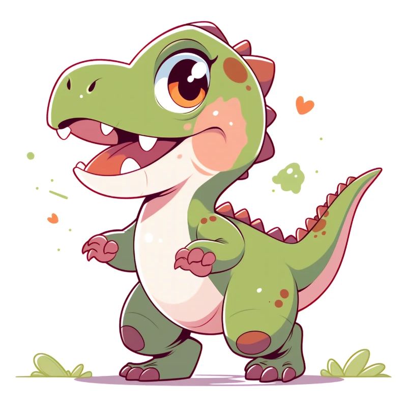 Süßer kleiner T-Rex