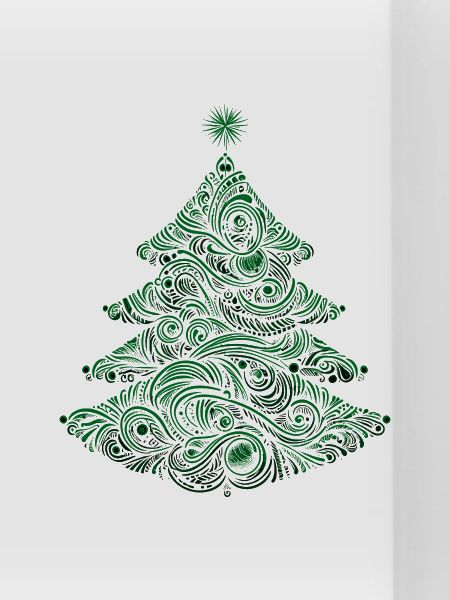 Stilisierter Weihnachtsbaum