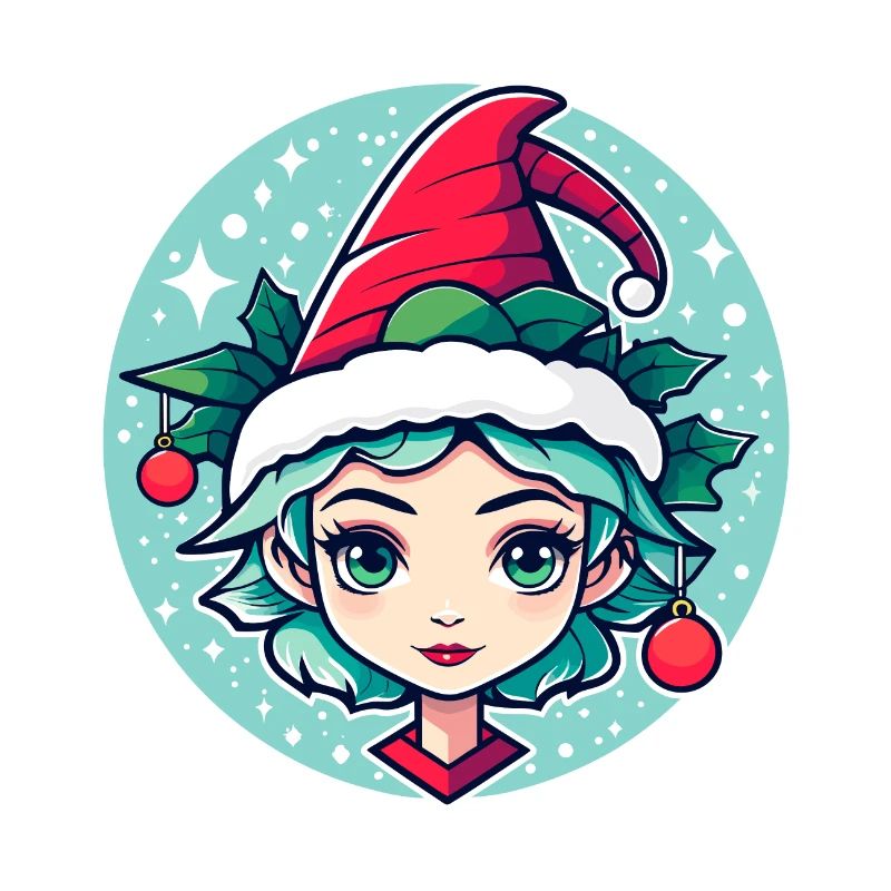Elf Christmas Illustration