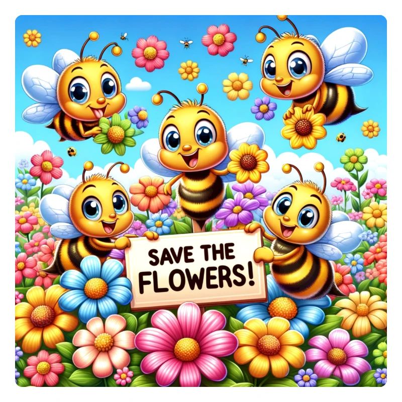 Rettet die Blumen