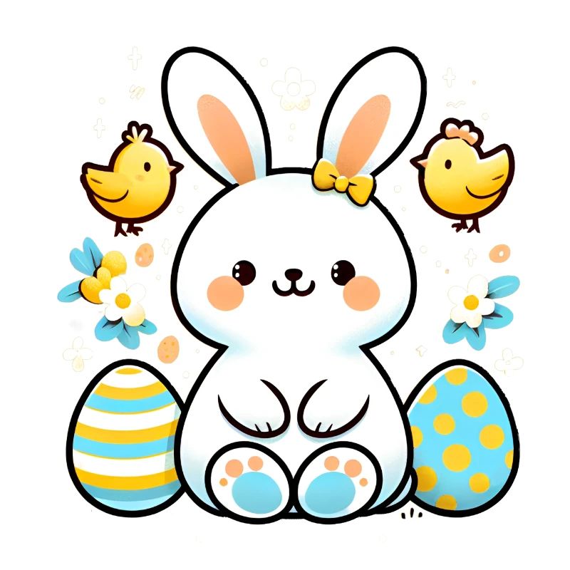 Cute easter bunny