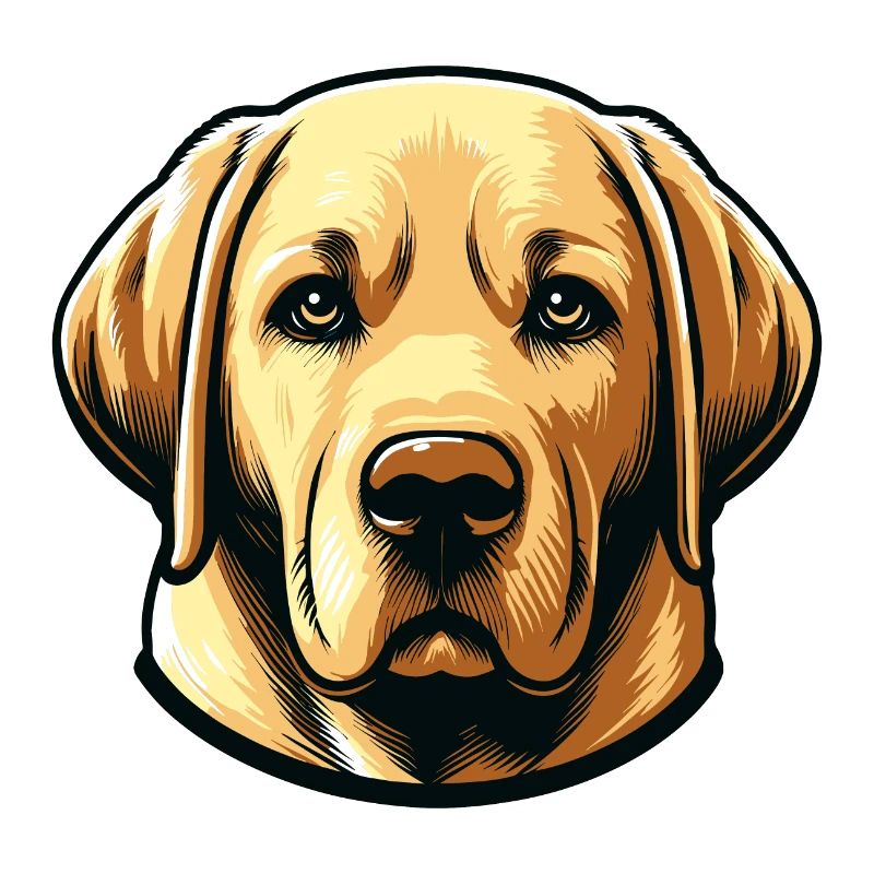 Labrador-Kopf