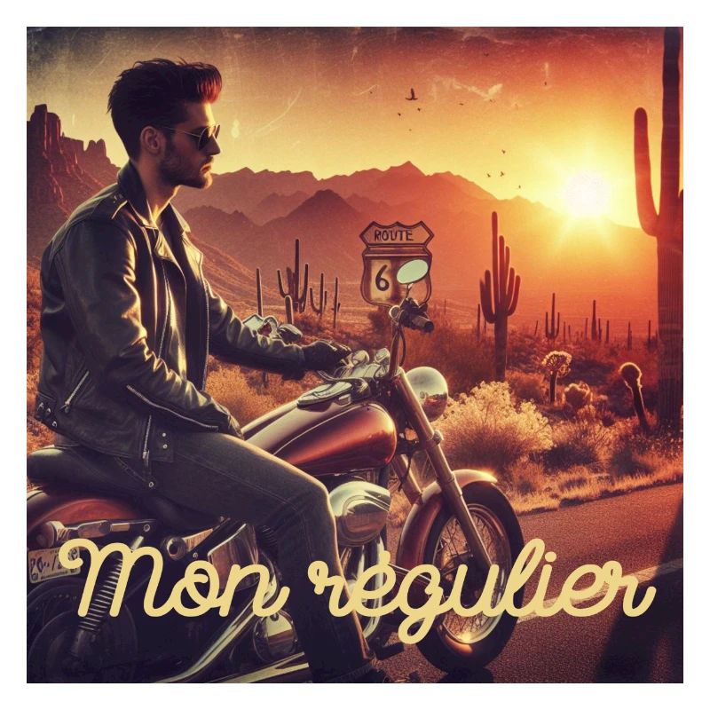 mon régulier brun