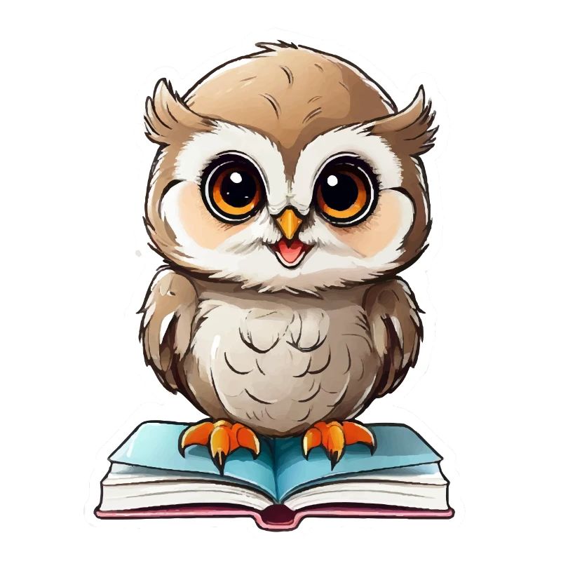 Owl Reading Books