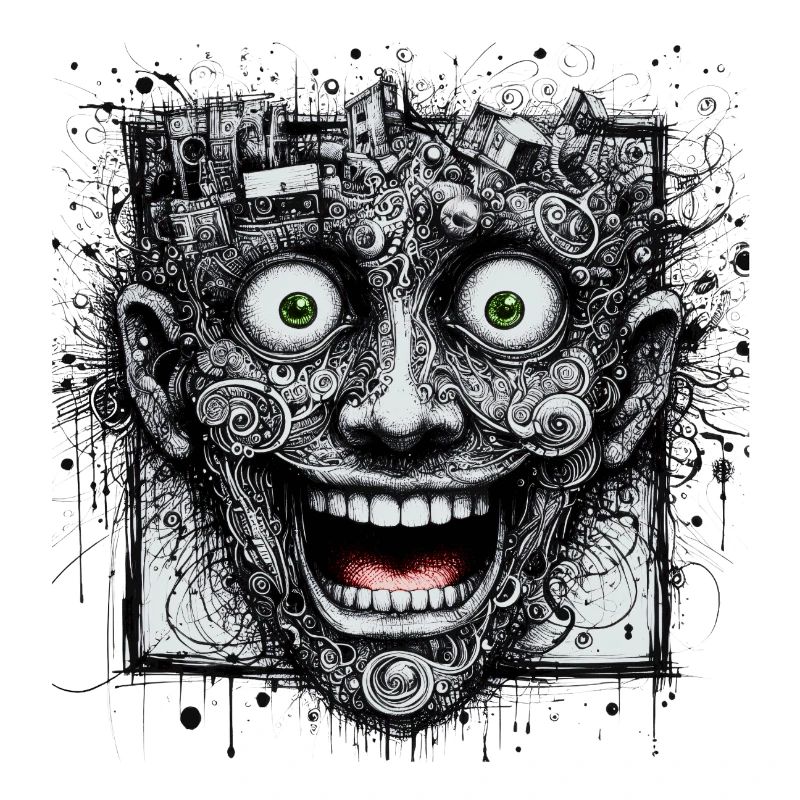 Square happy face