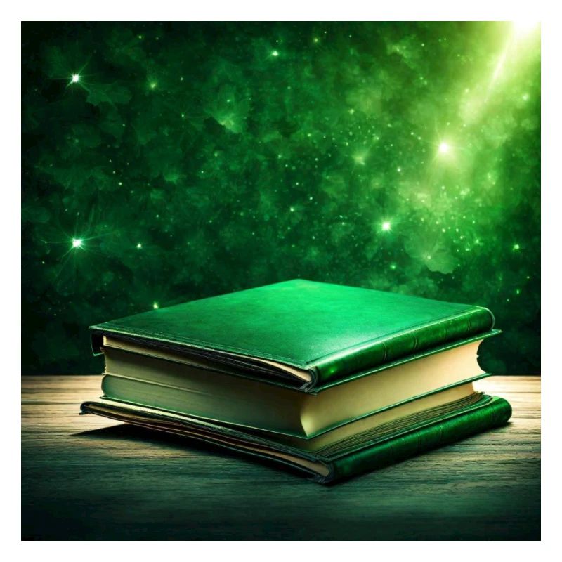 Beleuchtetes Smaragdbuch