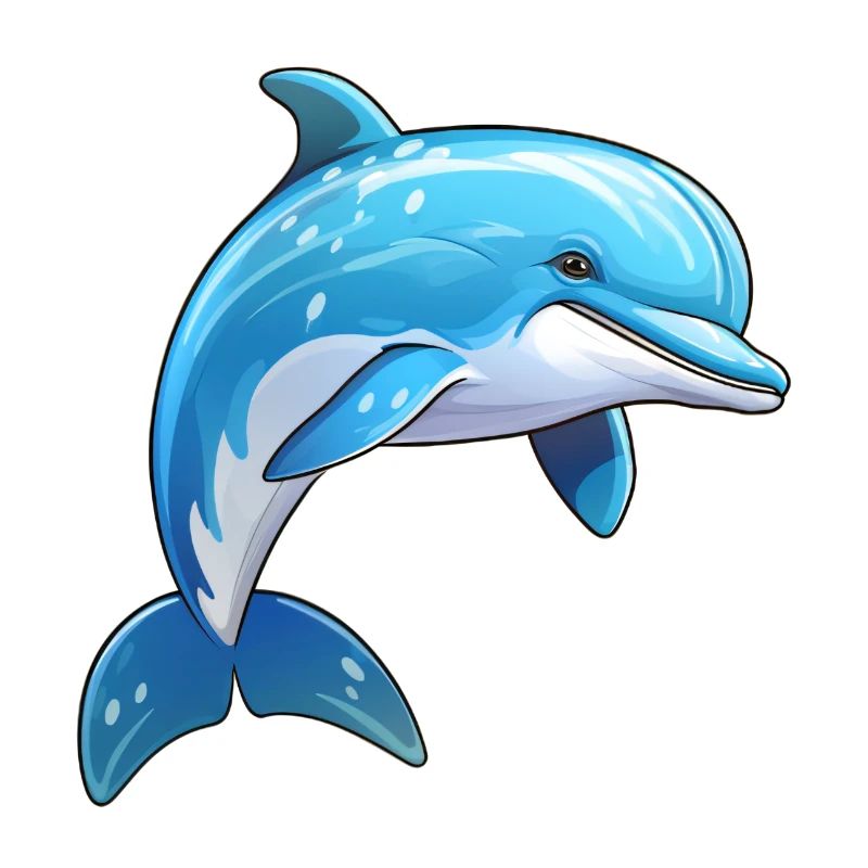 Delfin springend