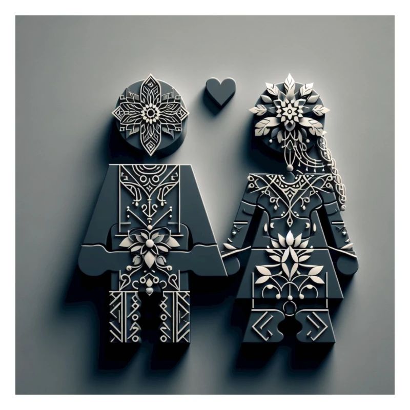 Couple main dans la main