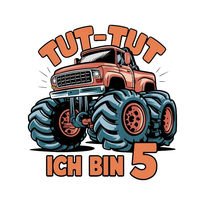 Monster Truck - Ich bin 5 - Einzigartiges Geschenk