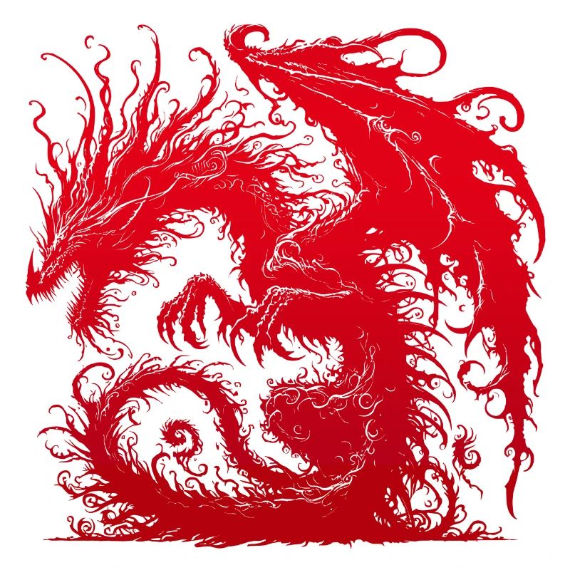 Fantasy Dragon Anime Dragon head Mythical reptile magic