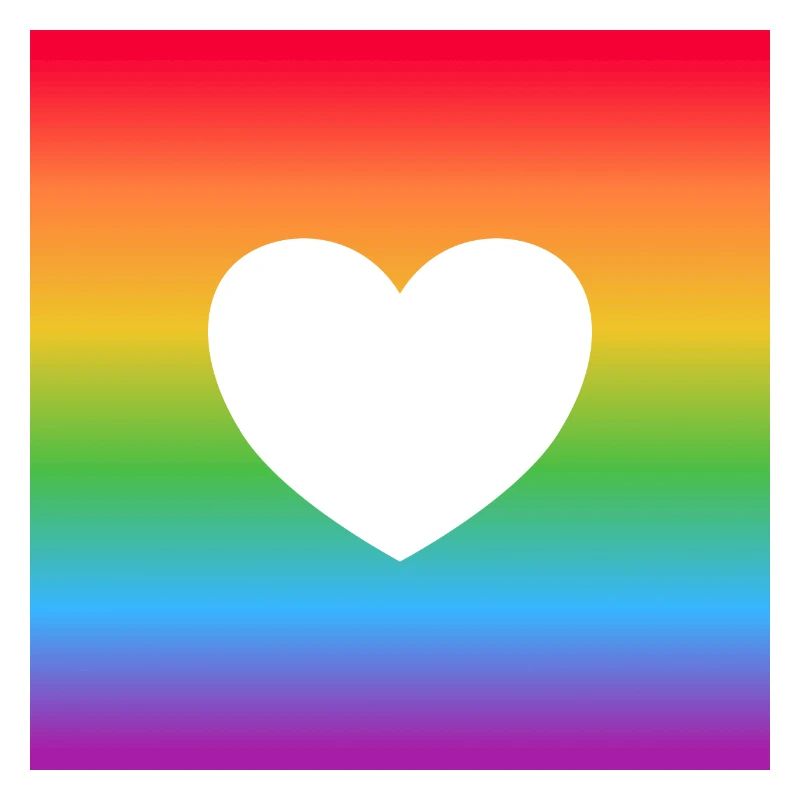 Rainbow heart