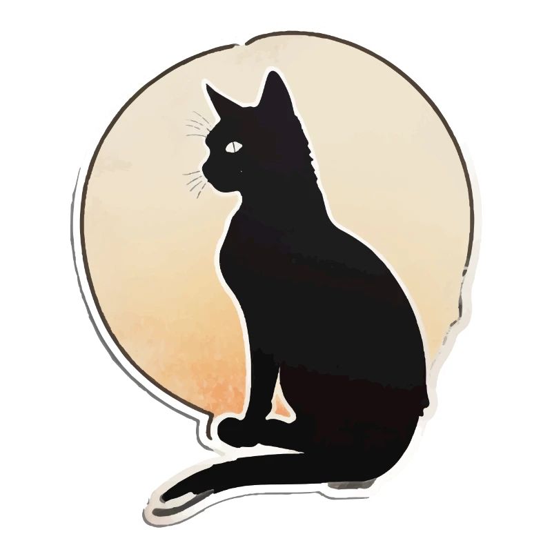 Silhouette de chat