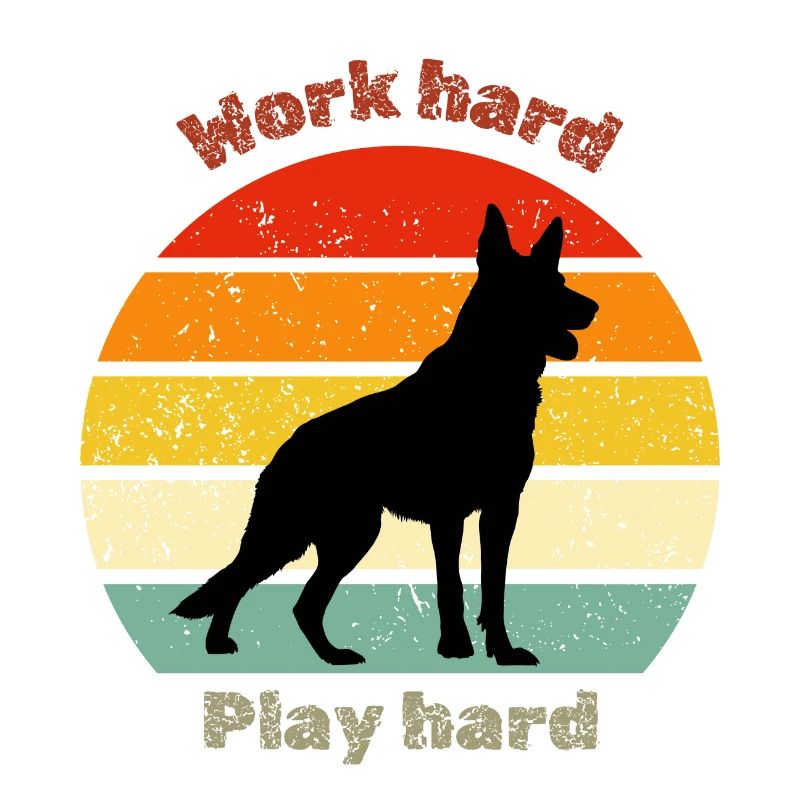 Retro German Shepherd