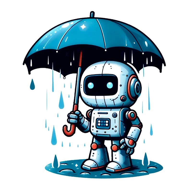 Robot Rain Umbrella