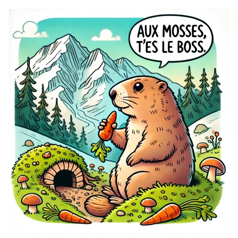 Marmotte des Mosses