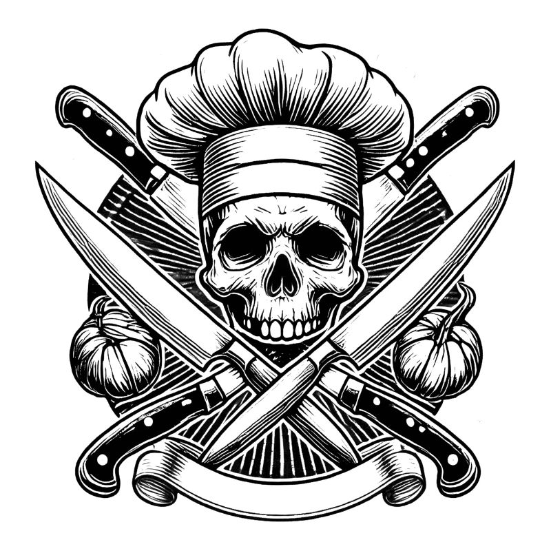 Chef Skull Logo