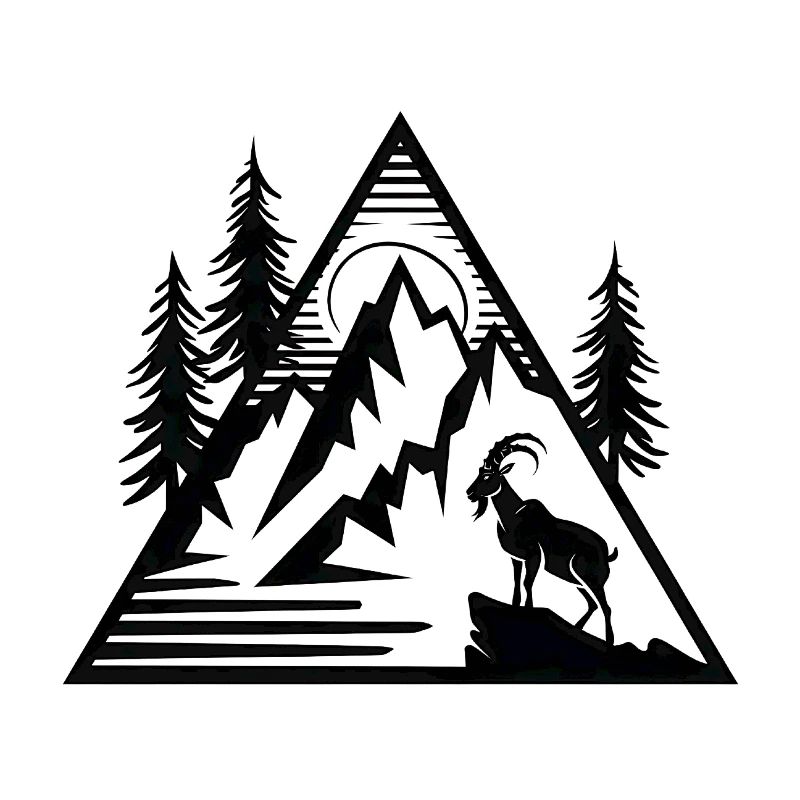 Alpen Berge Steinbock