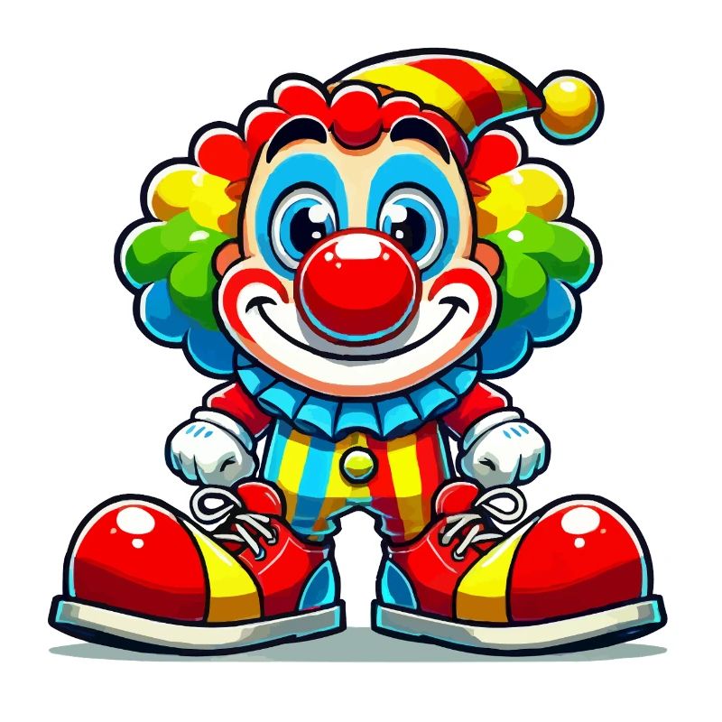 Dessin animé de clown