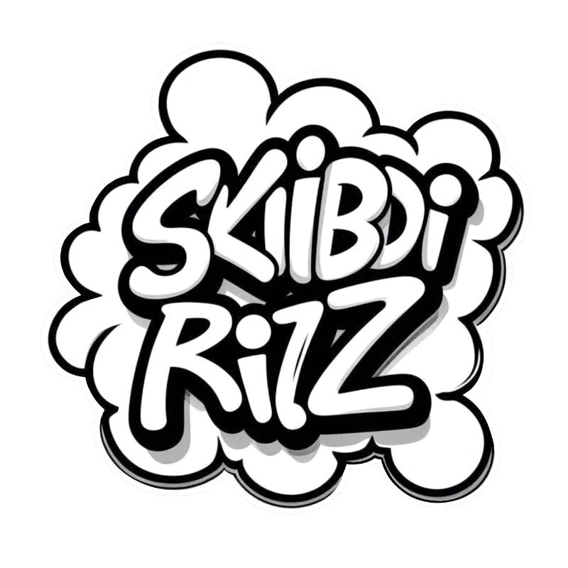 Logo Skibidi Ritz – Inspiré de l’argot de la génération Alpha