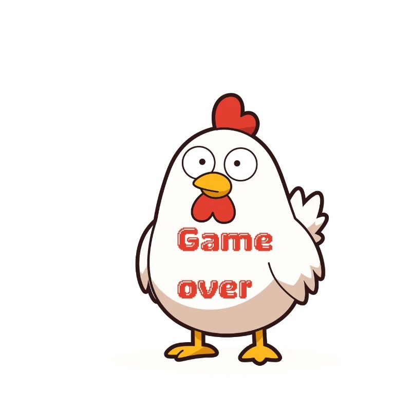 Jeu de poulet blanc