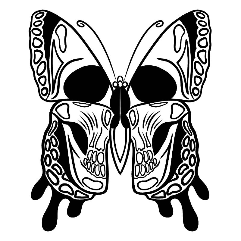 Crâne Papillon