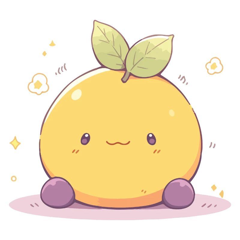 Mignon Chibi Kawaii Citron - Citron Mignon