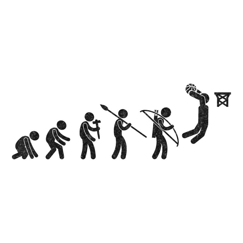 Evolution Basket-ball Noir Grunge