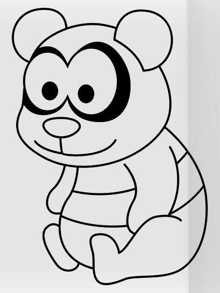 Panda Comic Animal