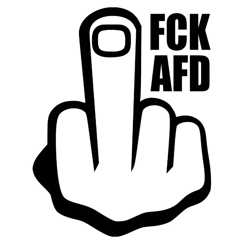 Fck afd Mittelfinger