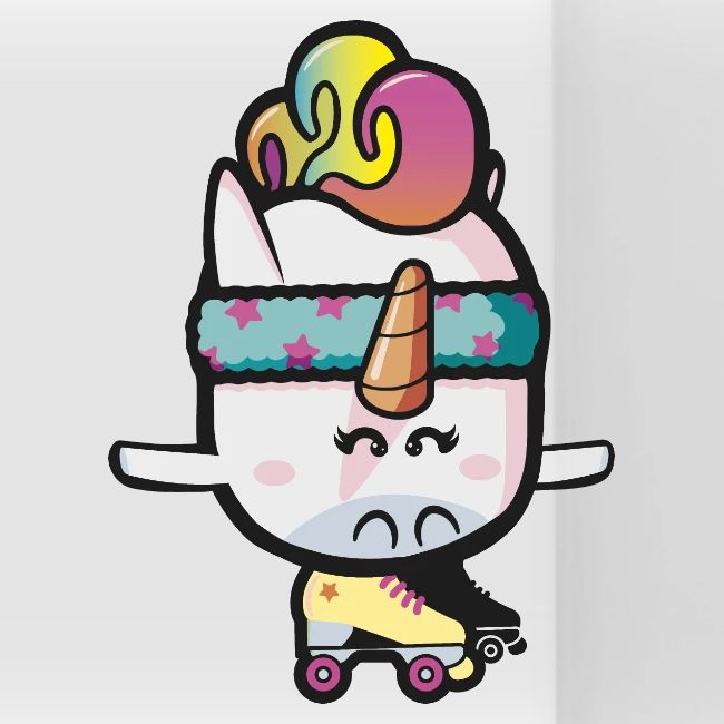 Licorne roller disco